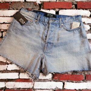 DTLA Cutoff Denim Shorts Size 28 NWT